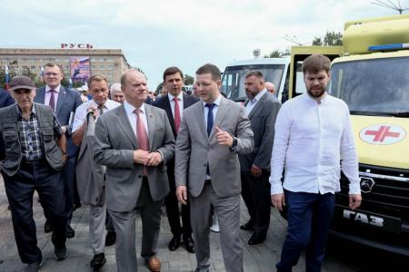 Второй день визита Г.А. Зюганова в Орловскую область