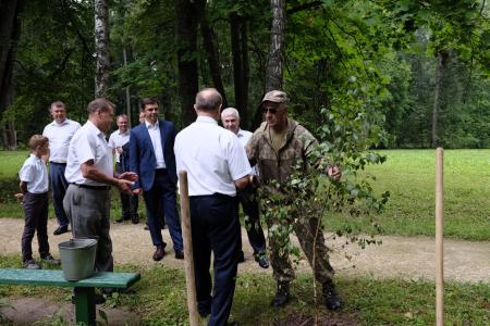 Г.А. Зюганов и А.Е. Клычков посетили природный музей–заповедник И.С. Тургенева «Спасское-Лутовиново»
