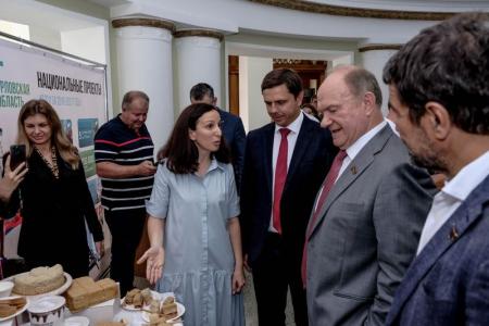 Второй день визита Г.А. Зюганова в Орловскую область