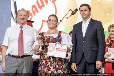 Г.А. Зюганов принял участие в фольклорном фестивале "Орловская мозаика"