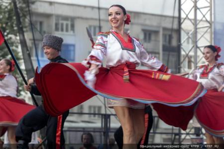 Г.А. Зюганов принял участие в фольклорном фестивале "Орловская мозаика"