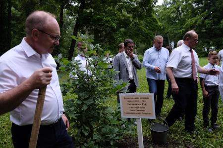 Г.А. Зюганов и А.Е. Клычков посетили природный музей–заповедник И.С. Тургенева «Спасское-Лутовиново»