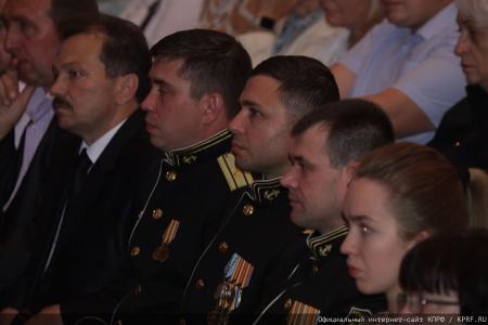 Г.А. Зюганов посетил торжественное собрание и концерт, посвященные 79-летней годовщине освобождения Орла
