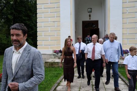 Г.А. Зюганов и А.Е. Клычков посетили природный музей–заповедник И.С. Тургенева «Спасское-Лутовиново»