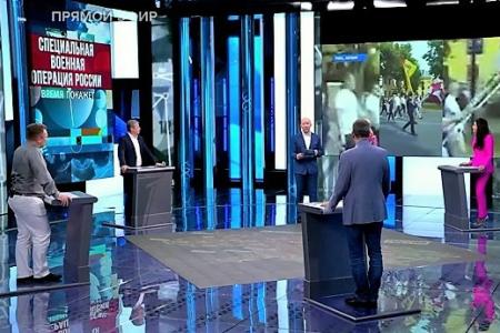 Д.Г. Новиков на Первом канале о поддержке Китаем России, угрозе для Запорожской АЭС и перспективах «перековки» украинских вояк