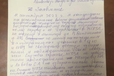 Нарушения на выборах в Московской области