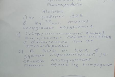 Нарушения на выборах в Московской области