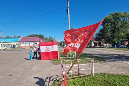 Амурская область. КПРФ провела пикеты в Михайловском районе