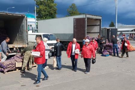 Агитационный рейд брянских коммунистов и комсомольцев в город Дятьково