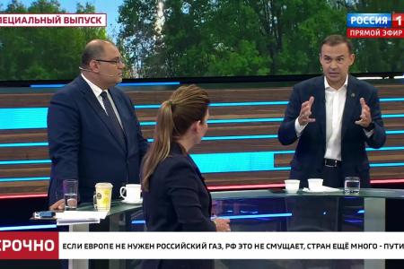 Юрий Афонин в эфире телеканала «Россия-1»: Главный залог победы – это сильная экономика и социальная справедливость