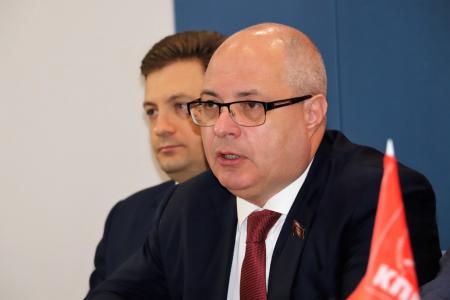 «Чем быстрее произойдет левый поворот, тем скорее мы пройдём испытания, с которыми столкнулась Россия». Пресс-конференция КПРФ в Воронеже