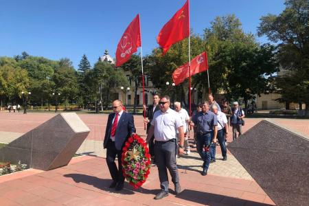 Коммунисты Приамурья провели торжественные мероприятия в честь дальневосточного Дня Победы