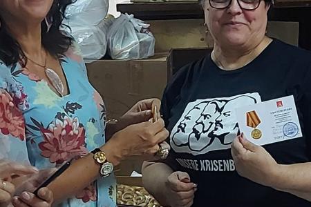 Делегация КПРФ под руководством К.К. Тайсаева почтила память Александра Захарченко в Донецке