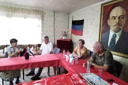 Делегация КПРФ под руководством К.К. Тайсаева почтила память Александра Захарченко в Донецке