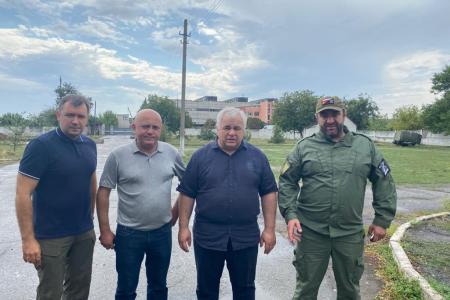 Делегация КПРФ во главе с Казбеком Тайсаевым посетила Запорожскую область