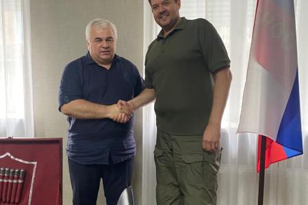 Делегация КПРФ во главе с Казбеком Тайсаевым посетила Запорожскую область
