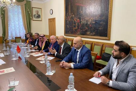 К.К. Тайсаев провел встречу с  депутатами парламента и представителями политических партий Сирии