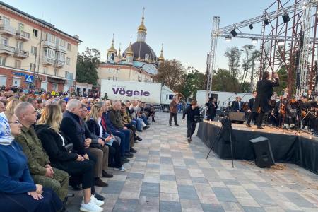 Рабочая поездка Дмитрия Новикова и Казбека Тайсаева в Мариуполь