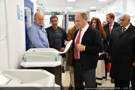 Г.А. Зюганов проголосовал на выборах в Москве