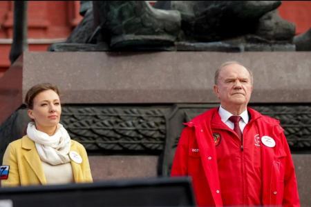 Г.А. Зюганов посетил патриотический митинг-концерт в центре Москвы