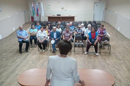 Тюменская область. Встреча депутата  Тамары Казанцевой с избирателями Казанского района