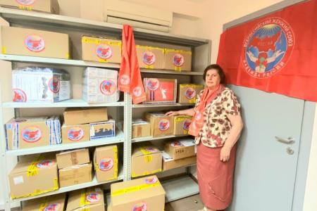 Руководитель Свердловского РО ВЖС «Надежда России» Виктория Ивачёва провела социальную акцию, приуроченную к 1 сентября