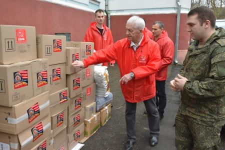 Смоленская область. Гуманитарный груз воинам-землякам