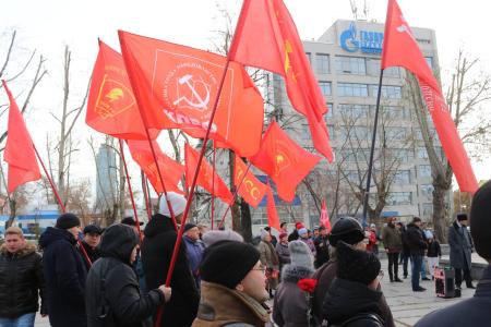 Екатеринбург. Праздничный митинг в честь 104-летия Ленинского комсомола