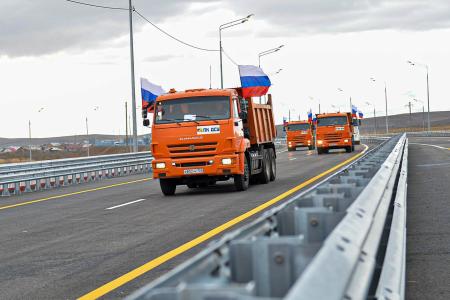 Глава Хакасии Валентин Коновалов открыл реконструированный участок федеральной трассы Р-257 «Енисей»