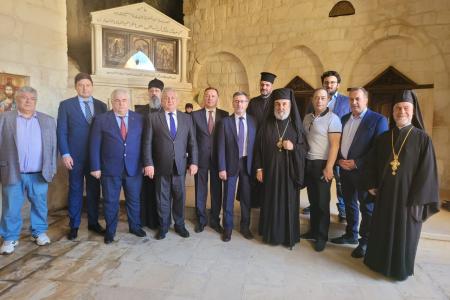 Рабочая поездка Казбека Тайсаева в Сирию