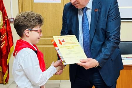 Лидер ставропольских коммунистов Виктор Гончаров: Наши пионеры – большие молодцы!