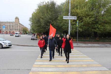 В Волгограде отметили 104-ю годовщину Ленинского комсомола