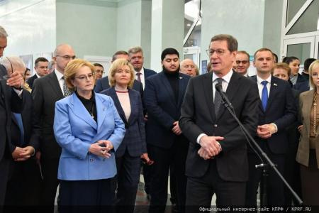 Г.А. Зюганов выступил на открытии выставки в Госдуме, посвященной 75-летию Федерального медико-биологического агентства