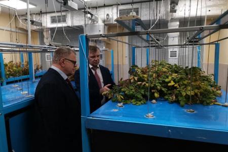 Руководитель фракции КПРФ в Мособлдуме Александр Наумов посетил с рабочим визитом ФГБНУ «ФИЦ картофеля им. А.Г. Лорха» и филиал ФИЦ картофеля НИИ крахмалопродуктов в Красково
