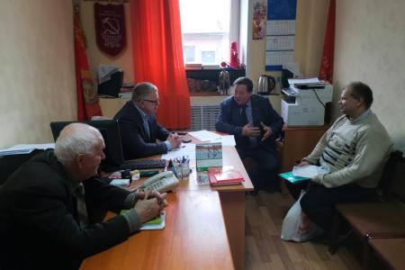 Московская область. Руководитель фракции КПРФ Александр Наумов провёл приём граждан в Кашире