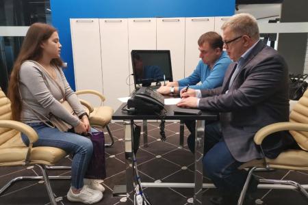 Московская область. Депутат-коммунист Александр Наумов провёл приём граждан в городе Ступино