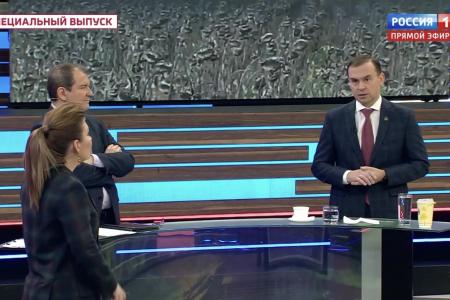 Юрий Афонин в эфире «России-1»: Капитализм погружает мир в хаос, без идей Великого Октября из этого тупика не выйти