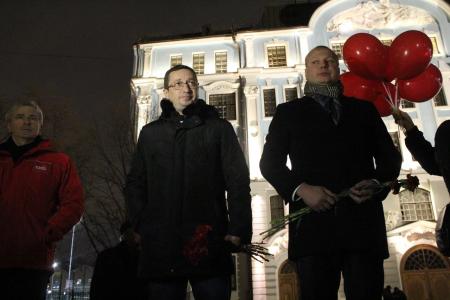 Ленинград. Коммунисты пришли к «Авроре» в день революции