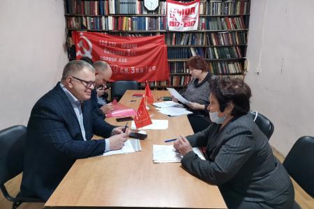 Руководитель фракции КПРФ Александр Наумов провёл приём граждан в Коломне