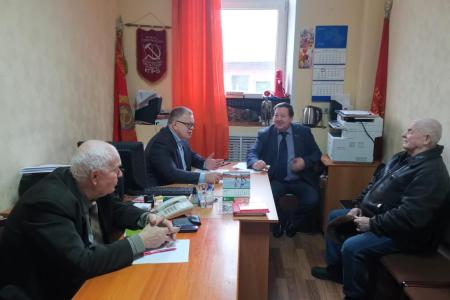 Московская область. Руководитель фракции КПРФ Александр Наумов провёл приём граждан в Кашире