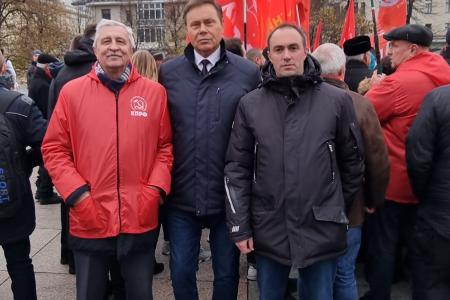 Краснодарский край. Активисты и сторонники КПРФ отметили День Великого Октября. Краткий обзор