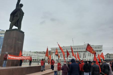 В Тамбовской области встретили 105-ю годовщину Октября