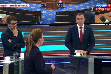 Юрий Афонин в эфире «России-1»: Сегодняшние коммунисты, как их деды, ушли на фронт в годовщину Великого Октября