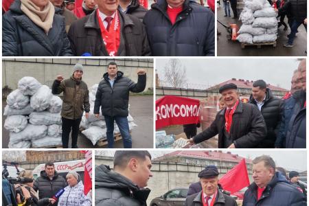 Тульские коммунисты отметили 105-летие Великого Октября автопробегом, возложениями и субботниками в районах области и круглым столом в Туле, на котором выступили Н.В. Арефьев и С.С. Удальцов