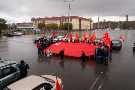 В Волгограде и области прошли мероприятия, посвященные 105-летию Великой Октябрьской Социалистической Революции