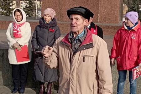 Коммунисты Забайкальского края встретили 105-ю годовщину Великого Октября