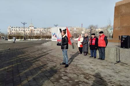 Коммунисты Забайкальского края встретили 105-ю годовщину Великого Октября