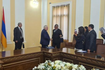 Казбек Тайсаев находится с рабочим визитом в Республике Армения