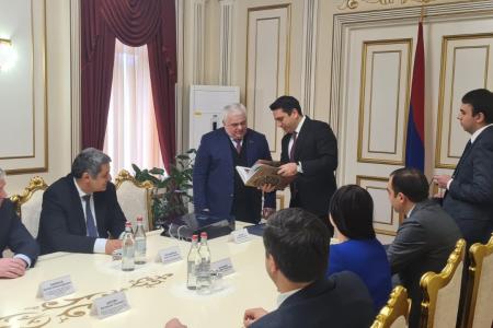 Казбек Тайсаев находится с рабочим визитом в Республике Армения