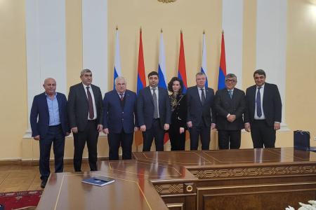 Казбек Тайсаев находится с рабочим визитом в Республике Армения